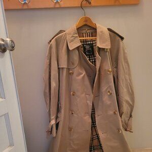 Burberry Long Tan Trench Coat